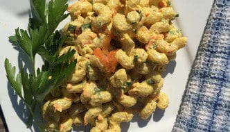 Easy Vegan Curried Pasta Salad Recipe