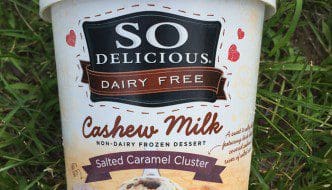 So Delicious Salted Caramel Cluster Cashew Milk Ice Cream