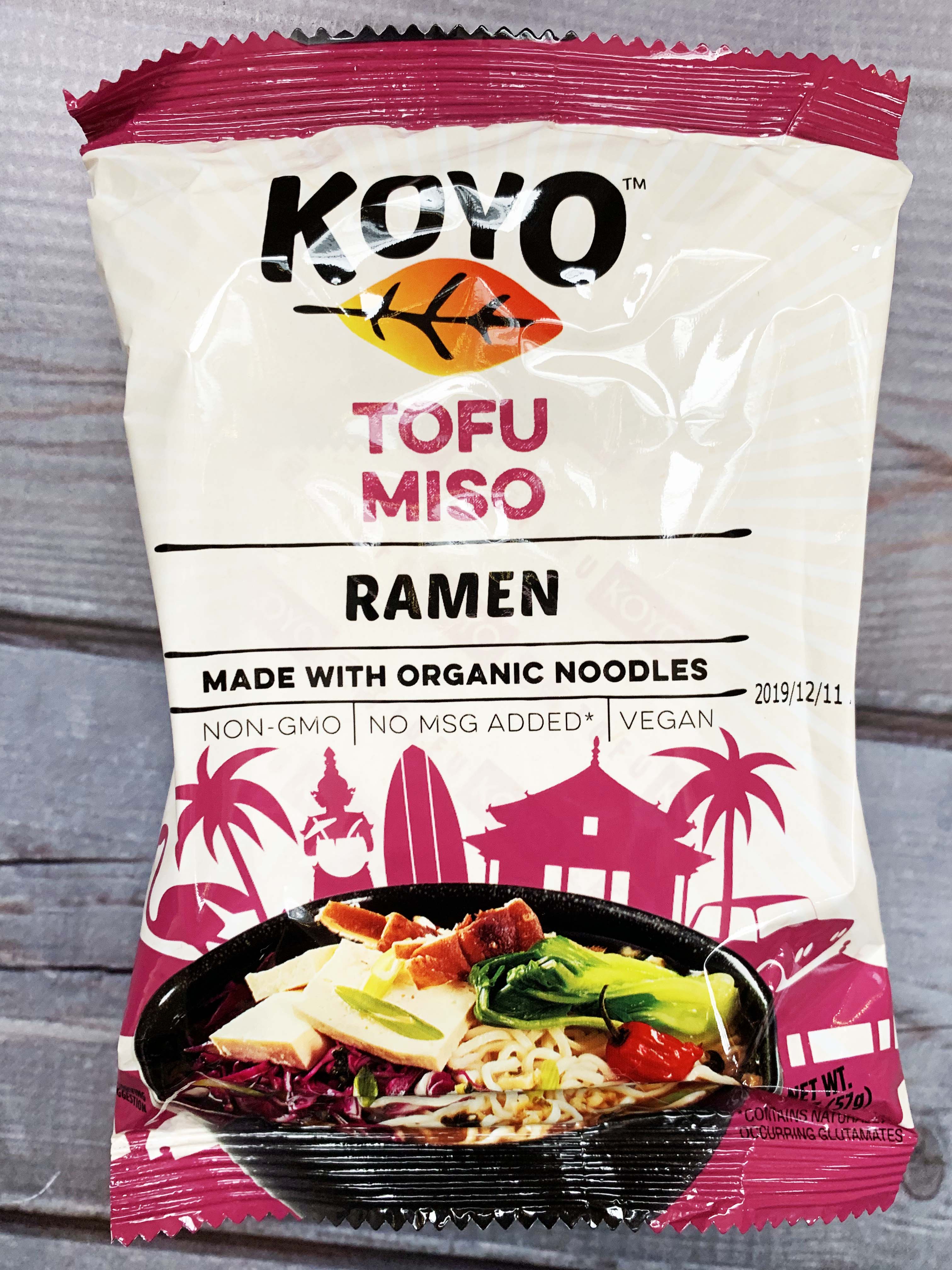 Koyo Vegan Ramen Noodles- Tofu Miso | Vegan ShowOff