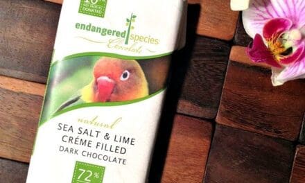 Endangered Species Sea Salt & Lime Crème Filled Dark Chocolate Bar