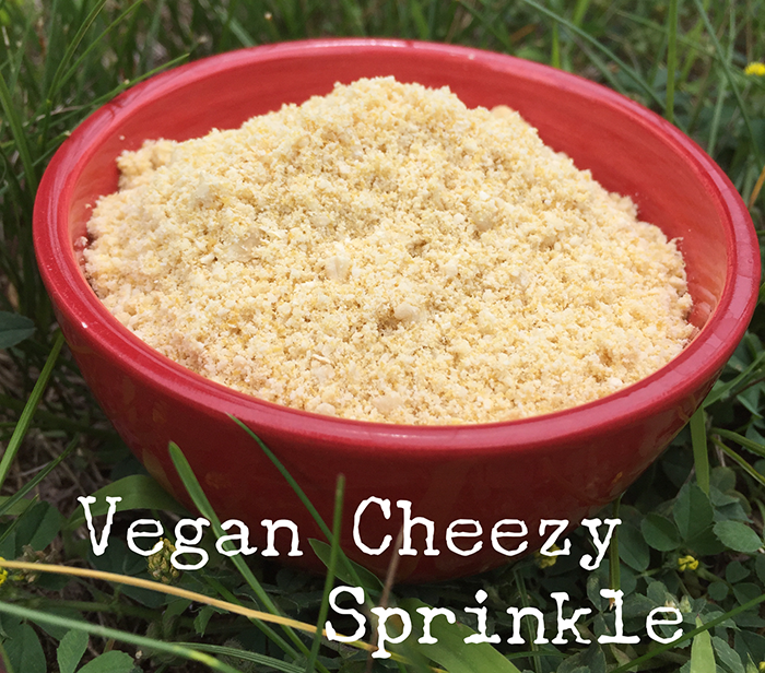 Vegan "Parmesan Cheese" Topping (Cheezy Sprinkle) • Vegan ShowOff