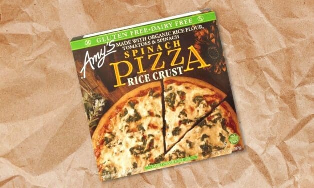 Amy’s Gluten Free Dairy Free Vegan Spinach Pizza