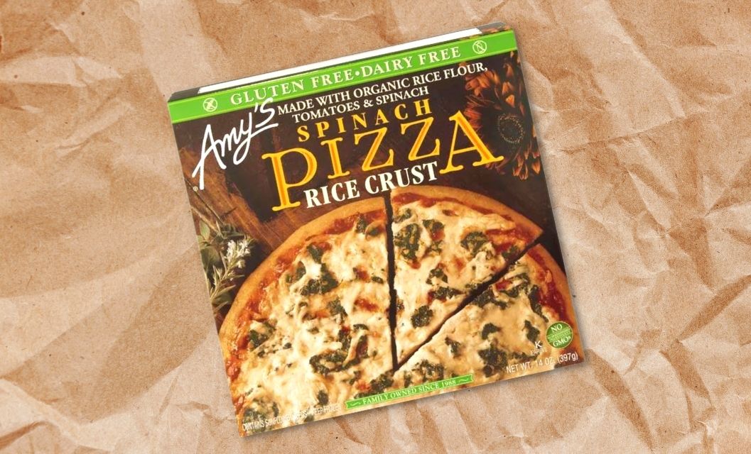 Amy’s Gluten Free Dairy Free Vegan Spinach Pizza