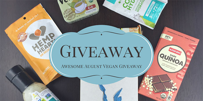 Awesome August Vegan Giveaway