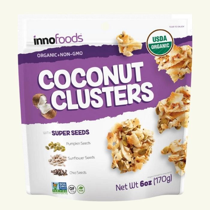 Inno Foods Organic Coconut Clusters with Super Seeds