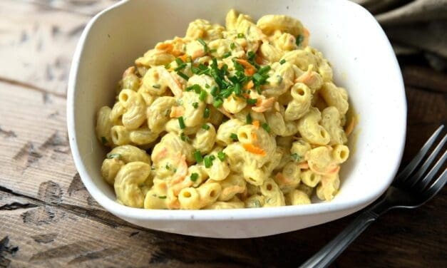 Easy Vegan Curried Pasta Salad Recipe