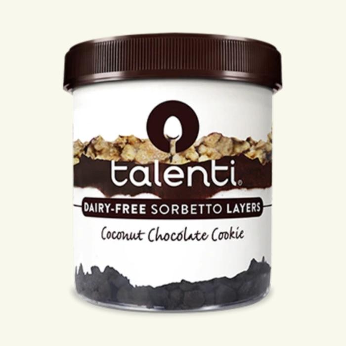 Talenti Dairy Free Sorbetto Layers - Coconut Chocolate Cookie