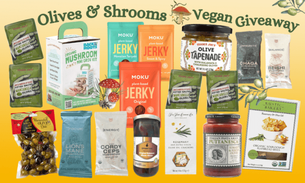 Olives & Shrooms Vegan Giveaway