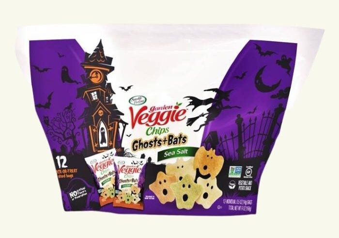 Garden Veggie Chips Ghosts and Bats