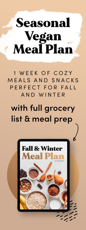 Seasonal Vegan Meal Plan for Fall and Winter