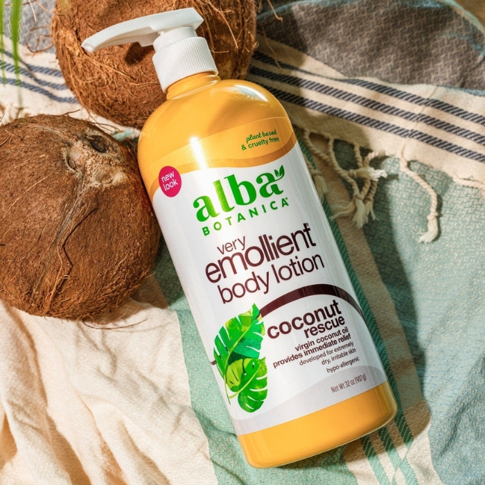 Alba Botanica Very Emollient Body Lotion - Coconut Rescue