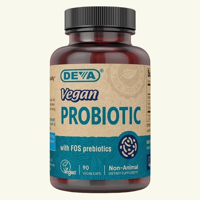 DEVA Vegan Probiotic with FOS Prebiotics