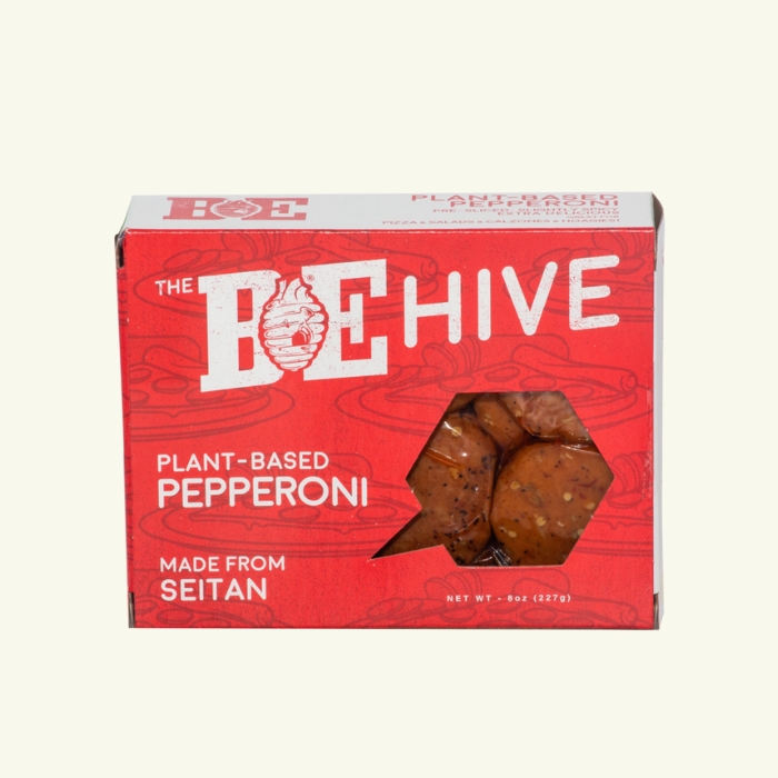 The BeeHive Plant-Based Seitan Pepperoni