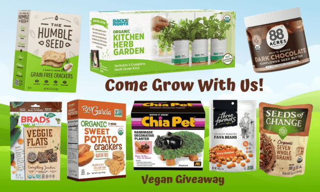 Come Grow With Us! Vegan Giveaway